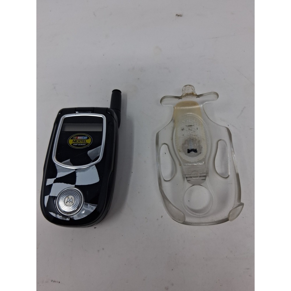 Vtg 2004 Motorola i736 Nascar Nextel Cup Series Cell Phone rare Untested. V